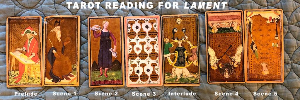 Notes on "Lament" tarot reading